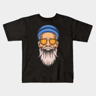 Beard Hipster Kids T-Shirt